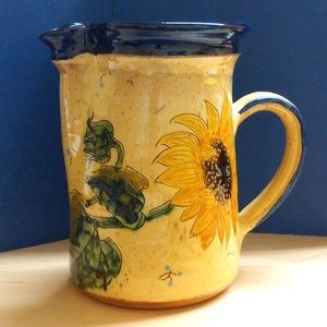 Daisy  Ceramic Pitcher